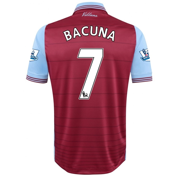 Aston Villa 2015-16 BACUNA #7 Soccer Jersey